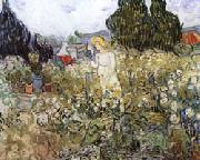 Vincent Van Gogh Mlle.Gachet in Her Garden at Auvers-sur-Oise oil